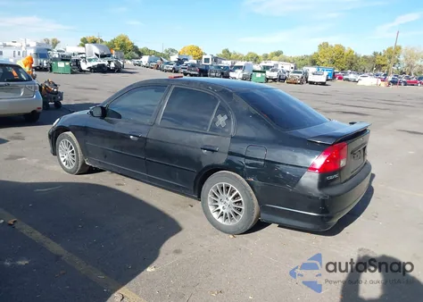 2005 Honda Civic Ex from USA, damaged, VIN 2HGES25785H576294
